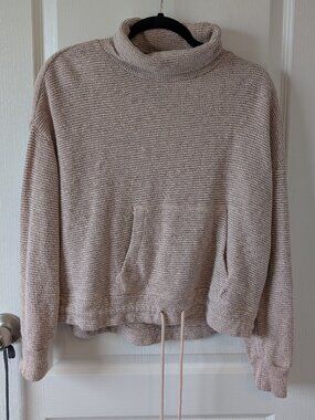 90 Degree By Reflex Boucle Eva Cowl Sweatshirt Pullover